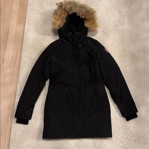 Canada Goose Black Jacket with Fur Hood